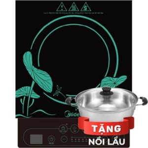 Bếp từ đơn Midea MI-B2023DA là lựa chọn phù hợp cho sinh viên, gia đình nhỏ hoặc không gian bếp hạn chế nhờ thiết kế gọn nhẹ, dễ di chuyển. Sản phẩm được trang bị công suất mạnh mẽ 2000W giúp nấu ăn nhanh, tiết kiệm thời gian và điện năng. Mặt bếp sử dụng kính Ceramic cao cấp, có khả năng chịu lực, chịu nhiệt tốt và dễ dàng vệ sinh sau khi sử dụng. Bảng điều khiển nút nhấn đơn giản, dễ thao tác, phù hợp với mọi đối tượng người dùng. Bếp tích hợp nhiều chế độ nấu sẵn như nấu lẩu, chiên, xào… cùng chức năng hẹn giờ lên đến 3 giờ, giúp bạn chủ động hơn khi nấu nướng. Ngoài ra, tính năng tự ngắt khi quá nhiệt đảm bảo an toàn trong quá trình sử dụng. Đặc biệt, sản phẩm còn được tặng kèm nồi lẩu, rất tiện lợi cho những bữa ăn gia đình hoặc tụ họp bạn bè. Với mức giá hợp lý và nhiều tiện ích, đây là chiếc bếp từ đáng cân nhắc cho mọi gia đình hiện đại.